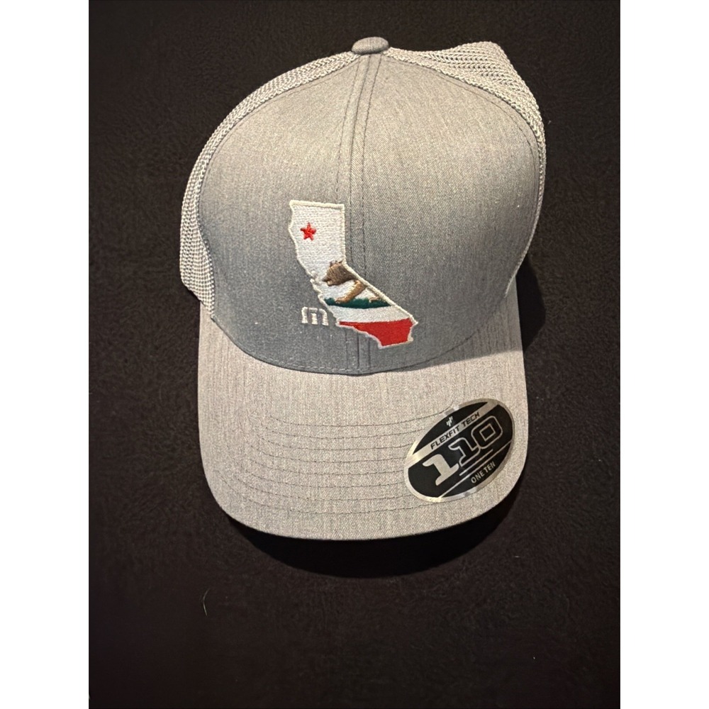 Travis Mathew Stater‎ 3.0 California Trucker Hat Gray Flexfit 110 Snapback
